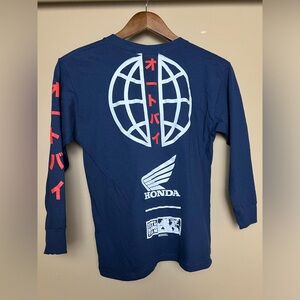 NWT Honda Racing Navy Long Sleeve Shirt